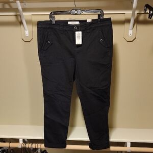 torrid Black Ankle-Length Stretch Chinos for Men